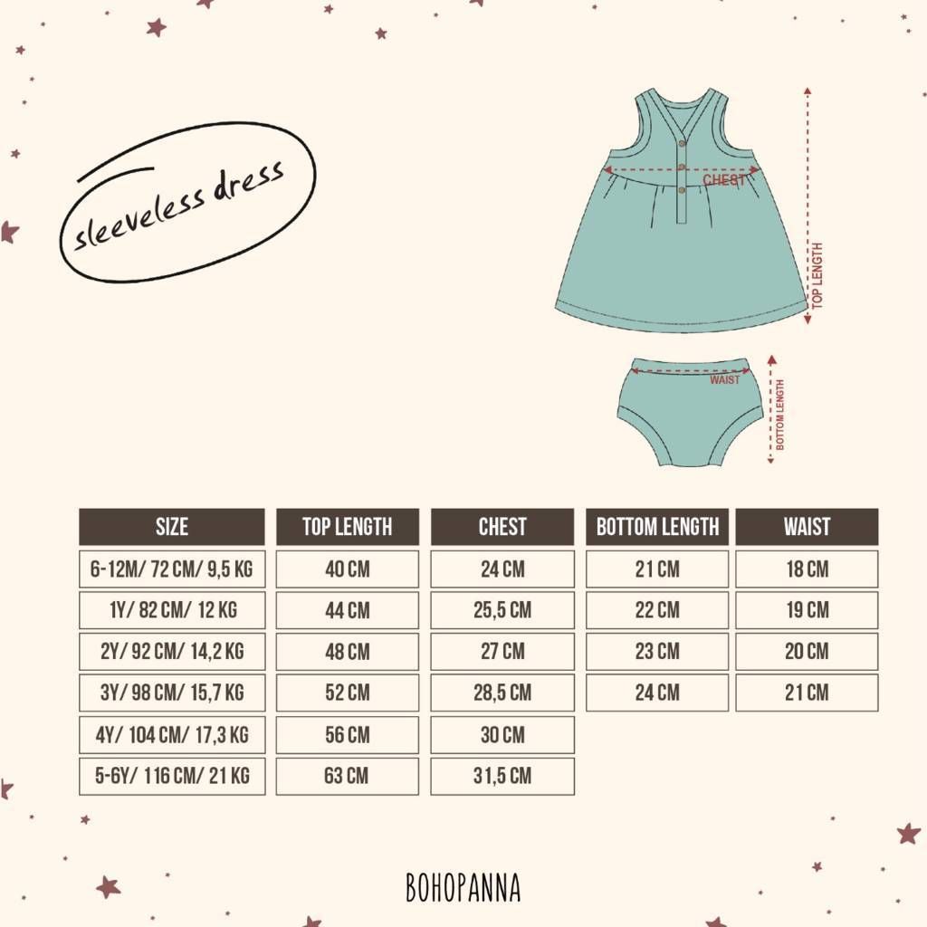 BOHOPANNA - SLEEVELESS DRESS - WISTERIA 4Y - Dress Anak Perempuan - 2