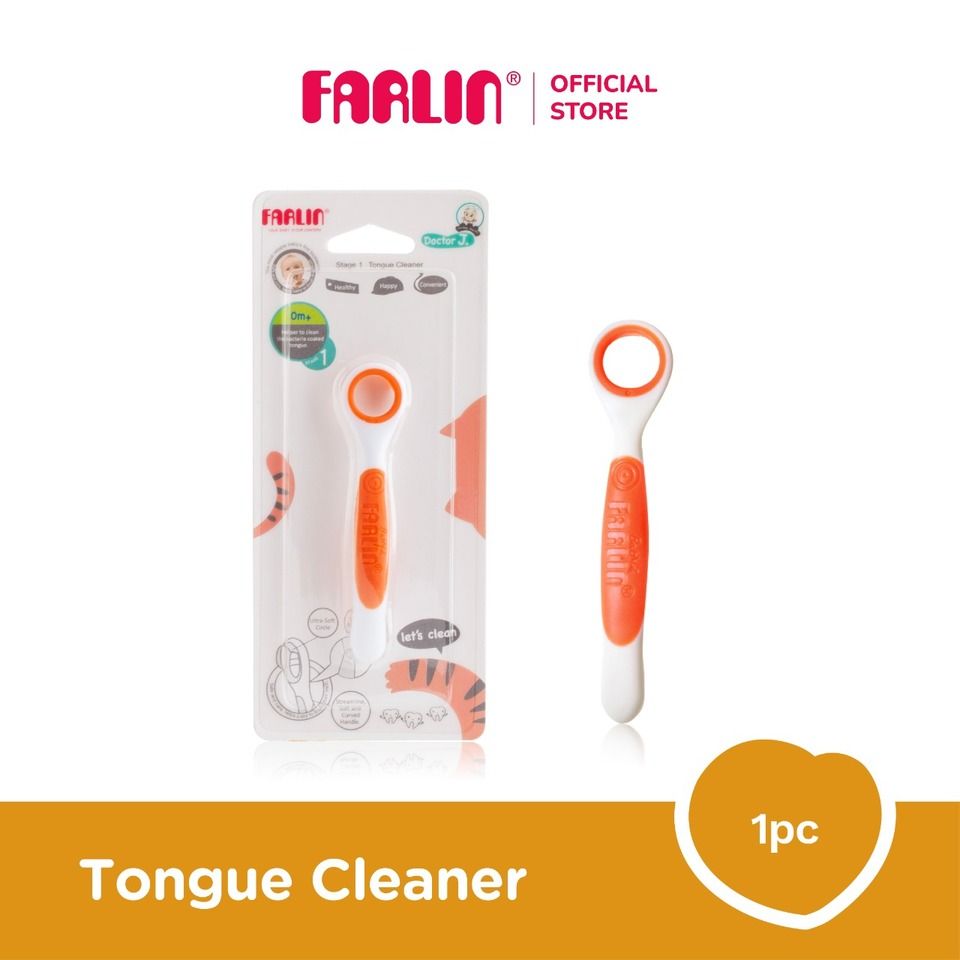 Farlin Stage 1 - Tongue cleaner / Pembersih Lidah Bayi - 1