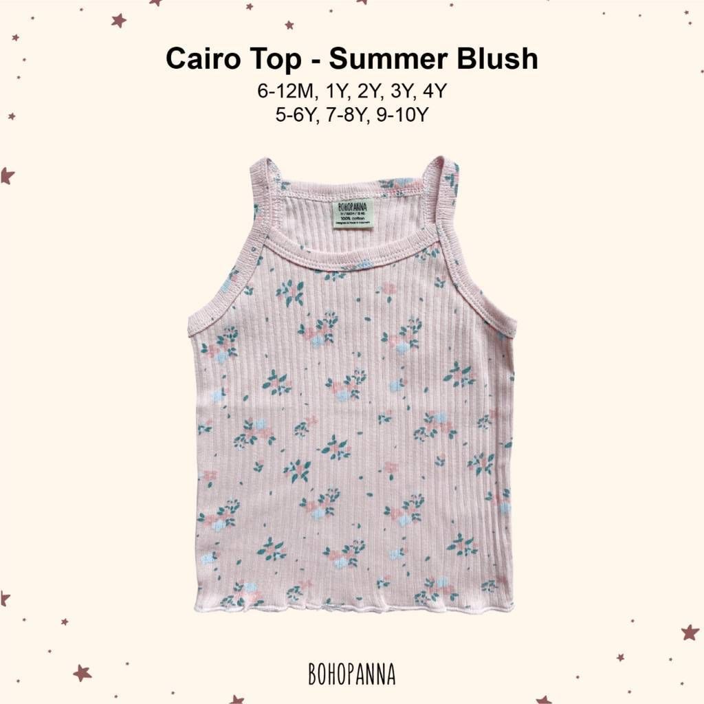 BOHOPANNA - CAIRO TOP - SUMMER BLUSH 5-6Y- ATASAN ANAK - 1
