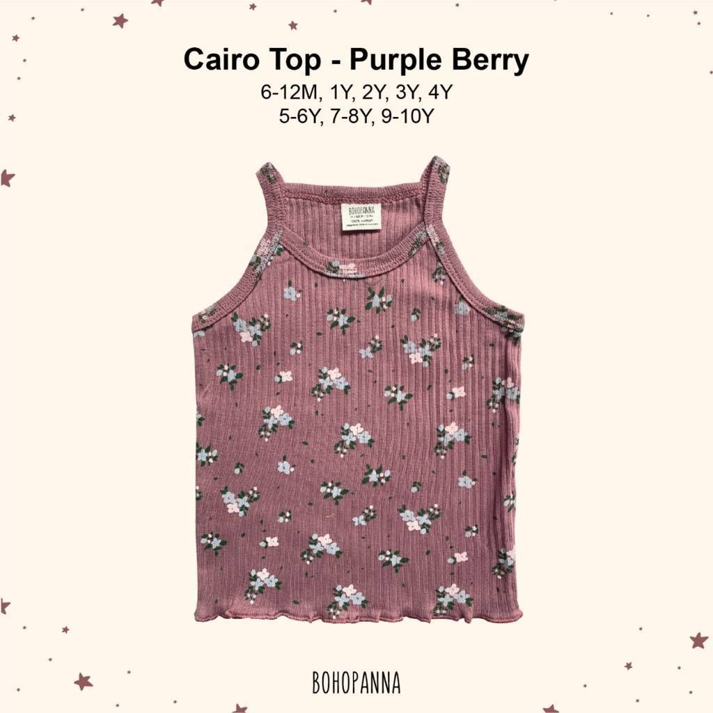 BOHOPANNA - CAIRO TOP - PURPLE BERRY 3Y - ATASAN ANAK - 1