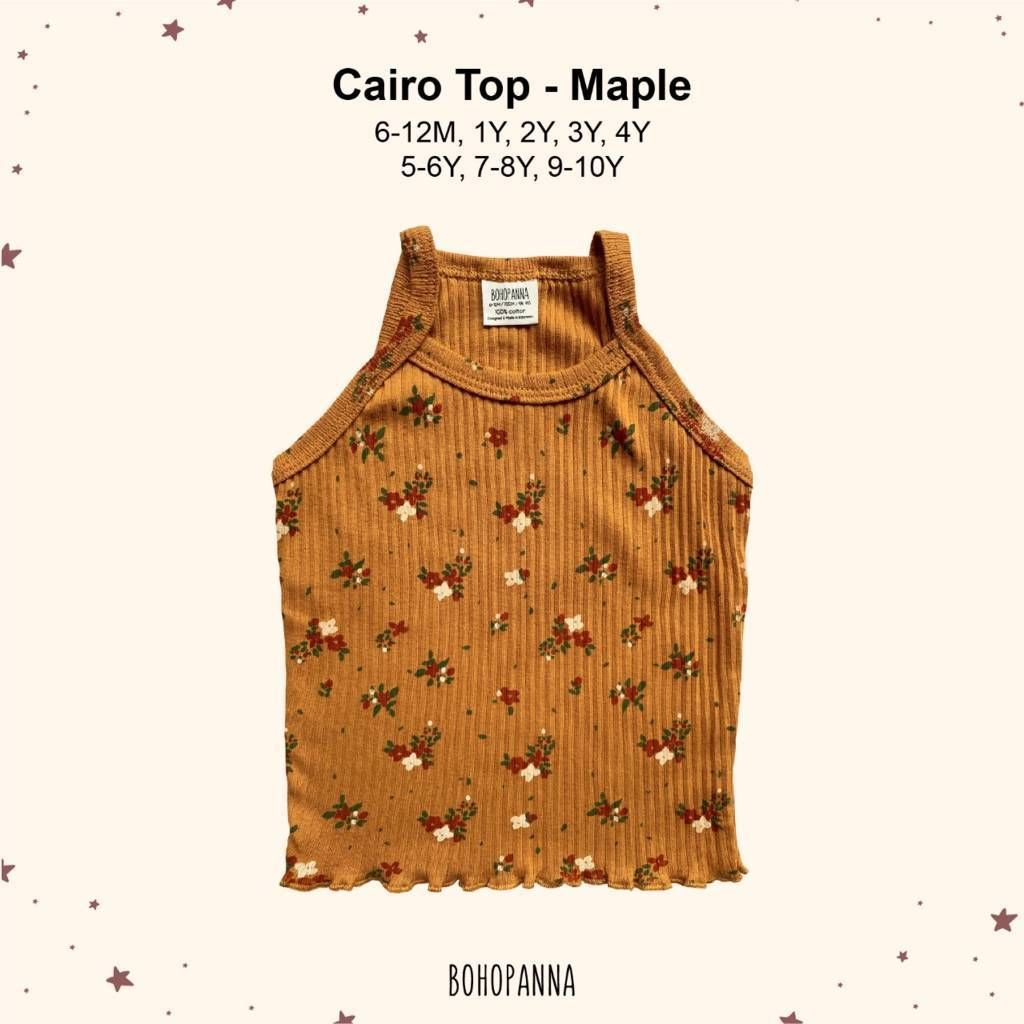 BOHOPANNA - CAIRO TOP - MAPLE 6-12M - ATASAN ANAK - 1