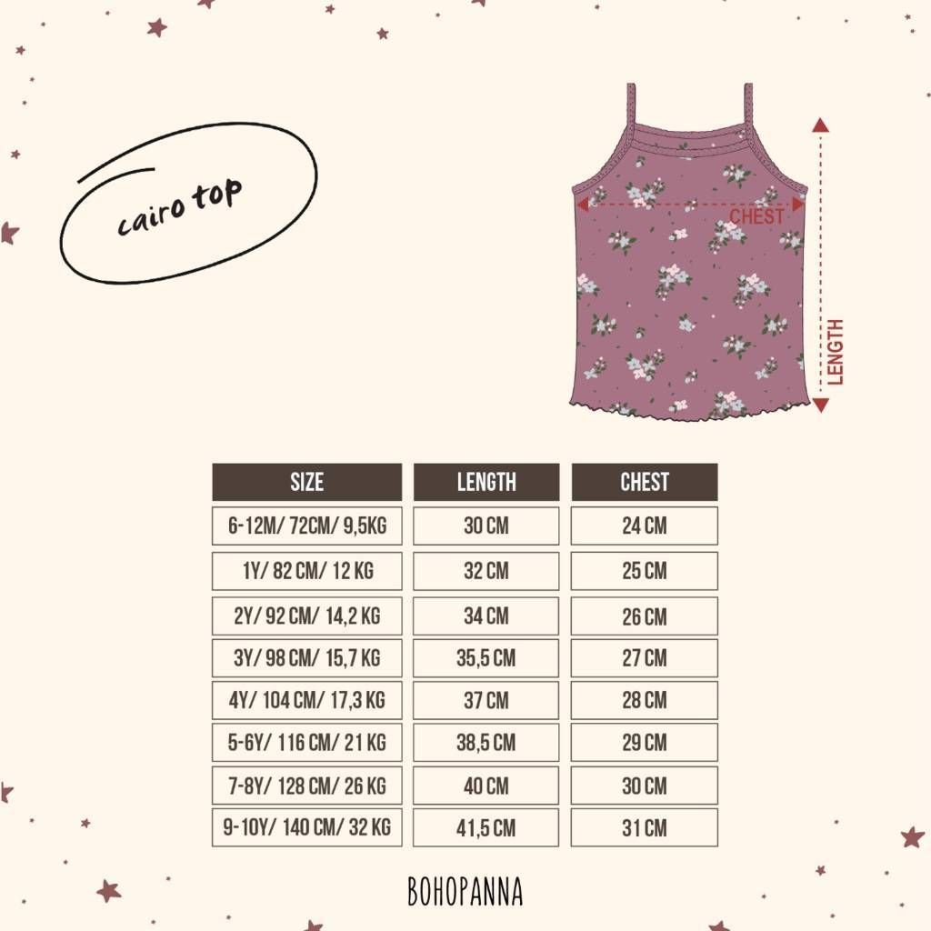 BOHOPANNA - CAIRO TOP - MAPLE 6-12M - ATASAN ANAK - 2