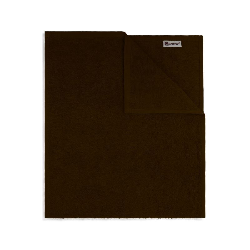 Handuk Kecil Chalmer 30x70 cm Handuk Olahraga Tangan Wajah Lap Serbaguna - Cokelat Tua - 1
