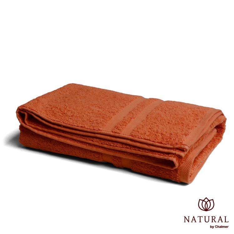 Handuk Mandi Natural by Chalmer 70 x 140 cm Handuk Tebal Premium - Terracotta - 1