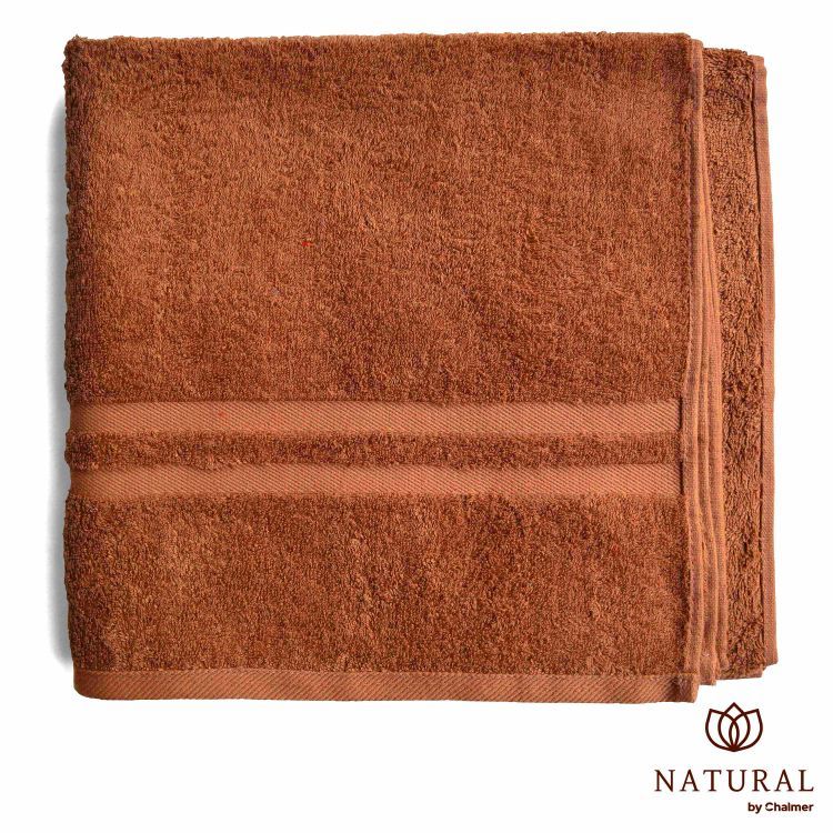 Handuk Mandi Natural by Chalmer 70 x 140 cm Handuk Tebal Premium - Terracotta - 2
