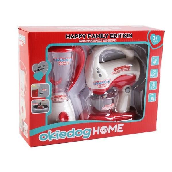 Mainan Playsets - Okiedog Home Electric Combo Of Electronic Juice Maker And Blender Cj-0918 - 2
