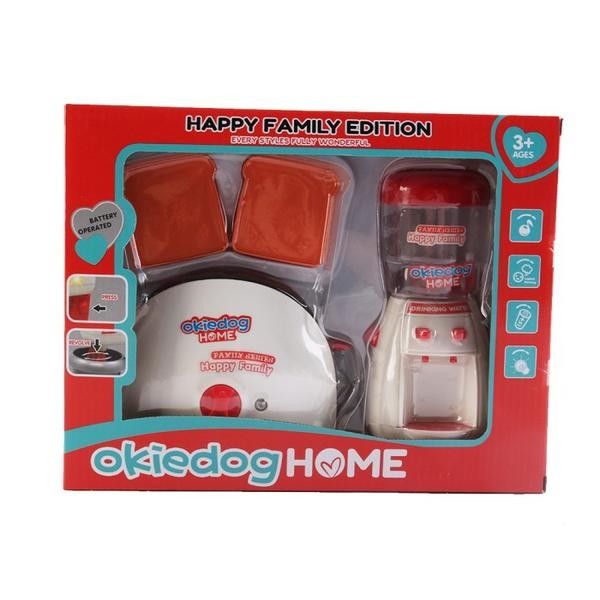 Mainan Playsets - Okiedog Home Electric Combo Of Electronic Bread Maker And Water Dispenser Cj-0919 - 2