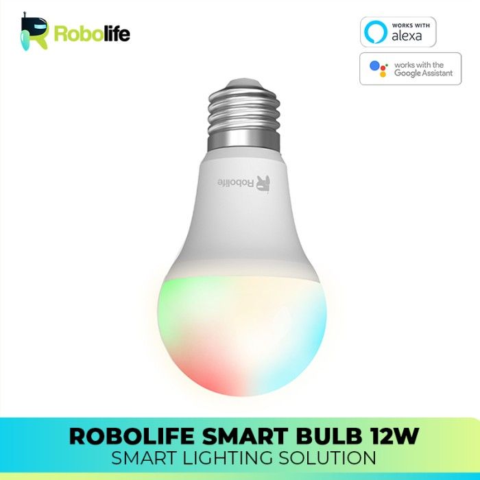 Robolife Smart LED Bulb 12W RGB+CCT+Dimming Lampu Pintar LED - 3