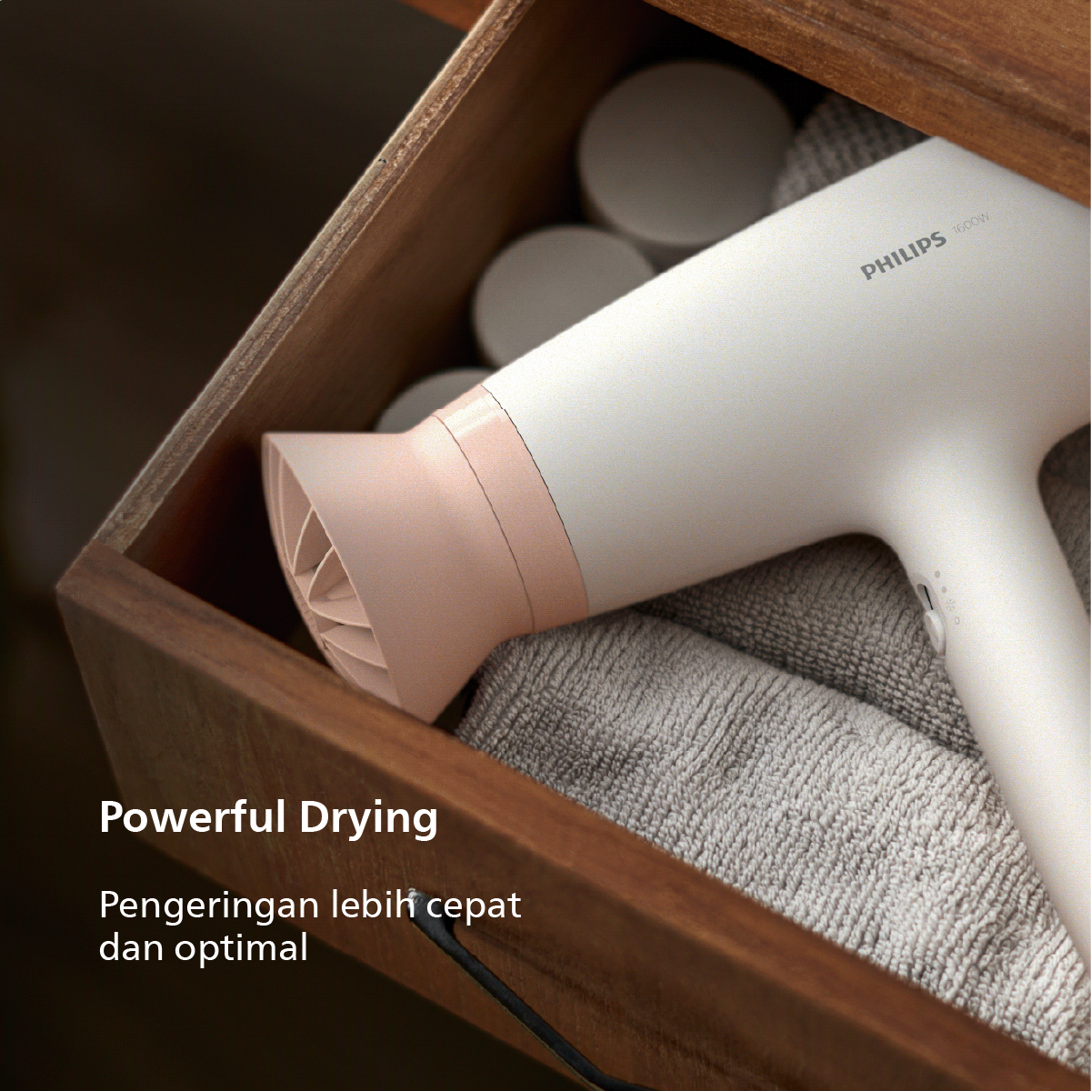 Philips Hair Dryer 3000 Series BHD300/10 Pengering Rambut - 3
