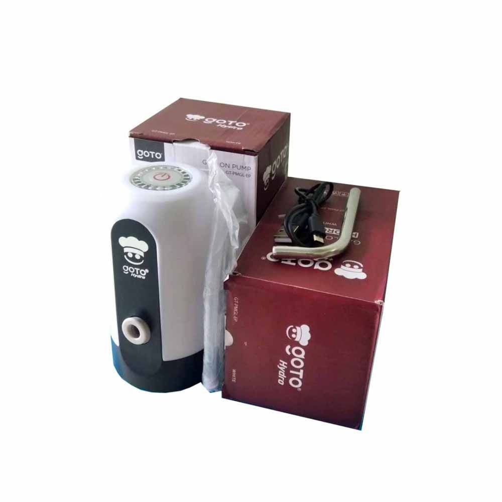 Pompa Galon Elektrik / Dispenser Air Elektrik Rechargeable Warna Putih - 5