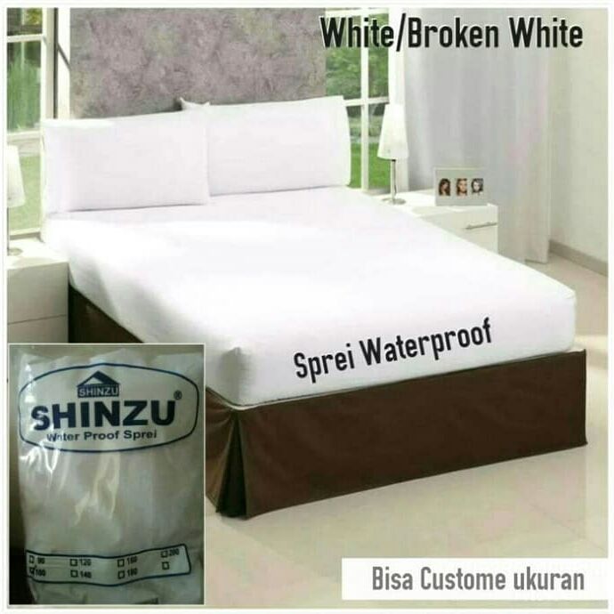 Sprei Anti Air SHINZU Uk 120x200 Tinggi 27cm - 1