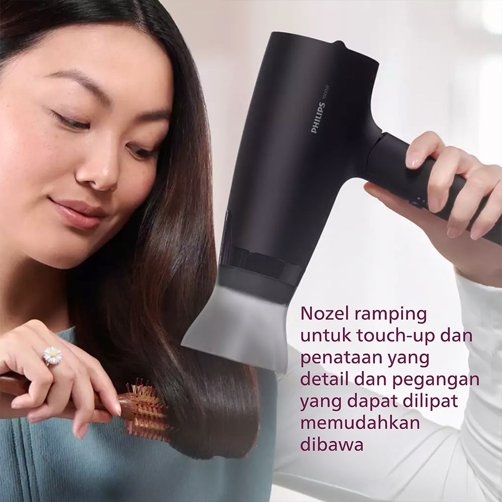 Beauty Set (Philips Hair Dryer BHD308/10 + Philips Curler BHB862/00 Pengeriting Rambut) - 5