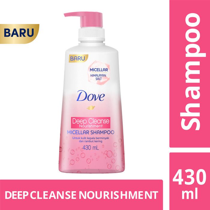 Dove Micellar Shampoo Deep Cleanse Nourishment 430ml - 1