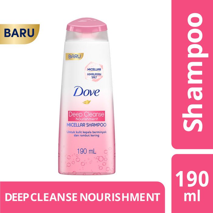 Dove Micellar Shampoo Deep Cleanse Nourishment 190ml - 1