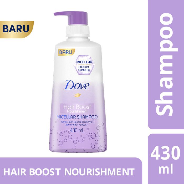 Dove Micellar Shampoo Hair Boost Nourishment 430ml - 1