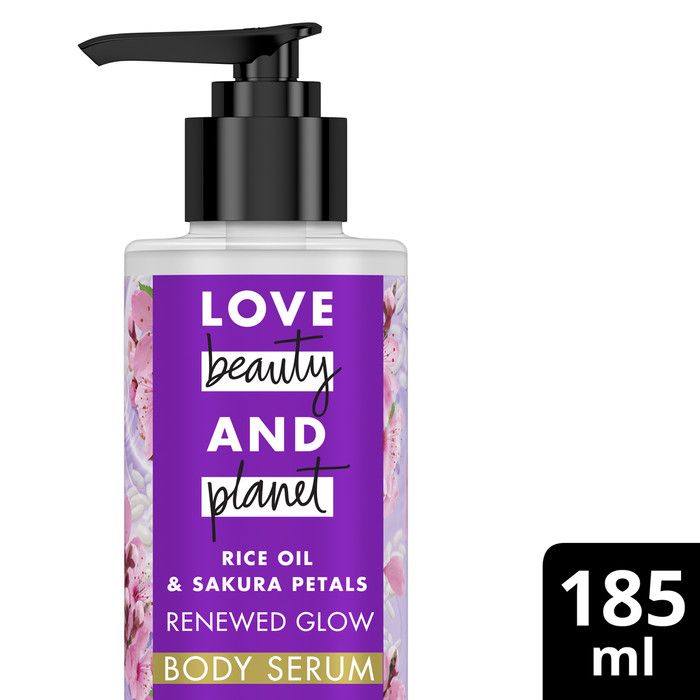 Love Beauty & Planet Rice Oil & Sakura Glow Body Serum with 2% Niacinamide 185 ml - 1