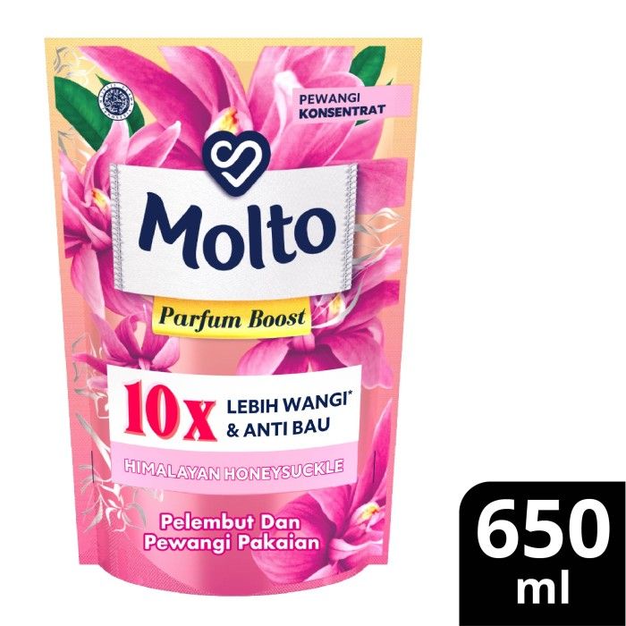 Molto Pelembut dan Pewangi Parfum Boost Himalayan Honeysuckle 650mL - 1