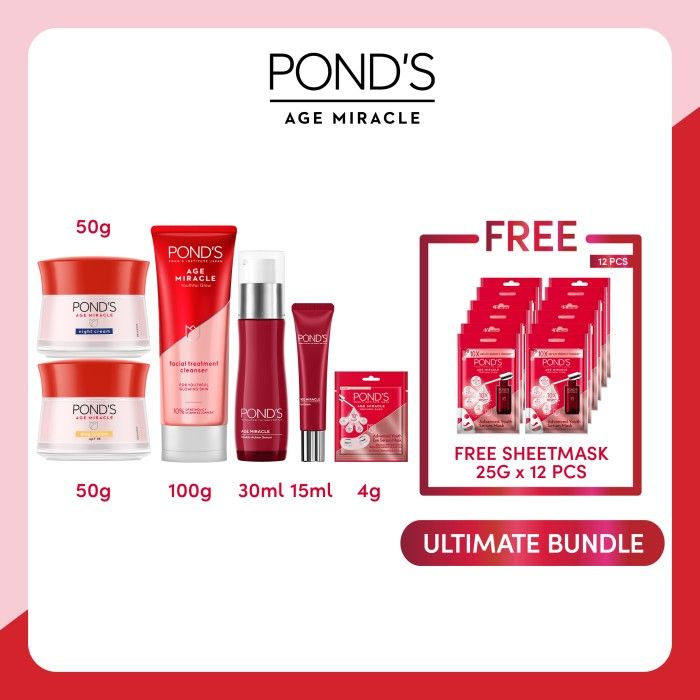 Ponds Age Miracle Ultimate Set Anti-Aging Retinol & Niacinamide Set - 1