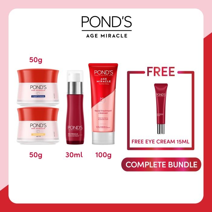 Ponds Age Miracle Complete Set Anti-Aging Retinol & Niacinamide Set - 1