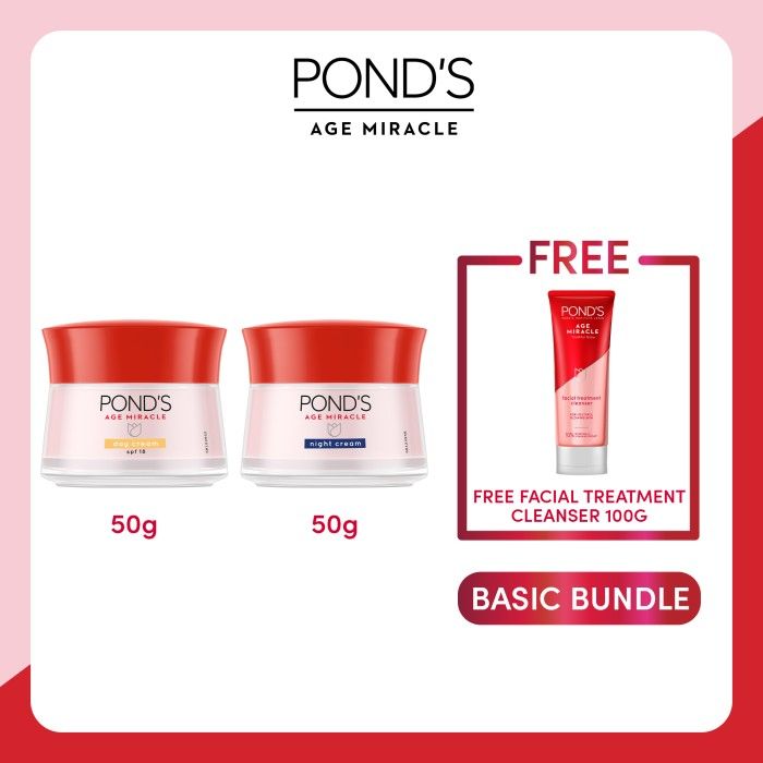 Ponds Age Miracle Day & Night Cream Anti-Aging Retinol & Niacinamide - 1