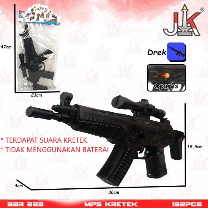 Pistol Kretek Krotok Suara Bunyi Pistolan Tembak Tembakan Mainan Anak BIGBANG BBR224 - 1