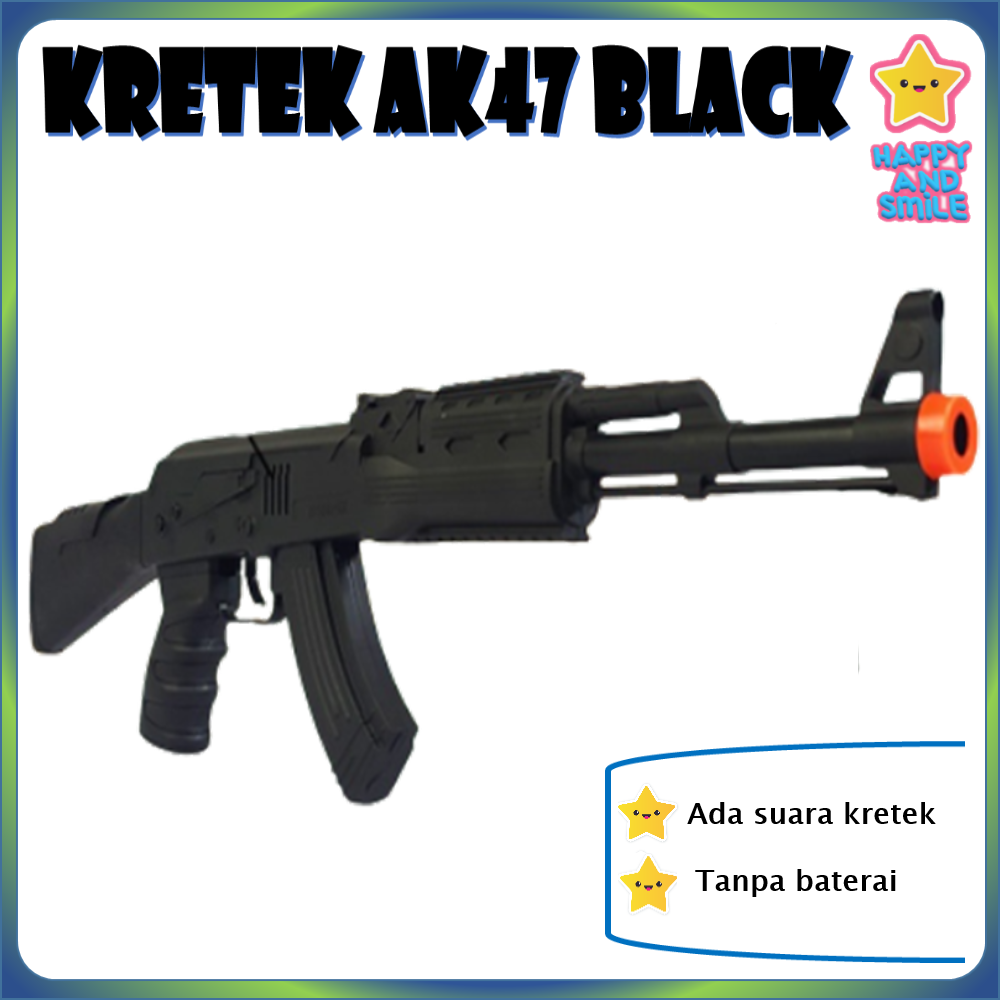 Pistol Kretek AK47 Krotok Suara Bunyi Pistolan Tembak Tembakan Mainan Anak BIGBANG BRO1535 - 2