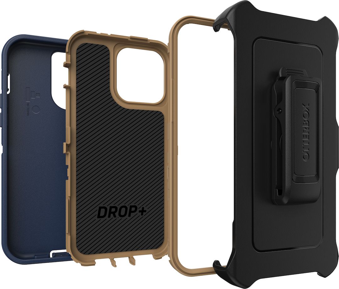 Casing iPhone 14 Pro Max OtterBox Defender Case - Blue Suede Shoes - 3
