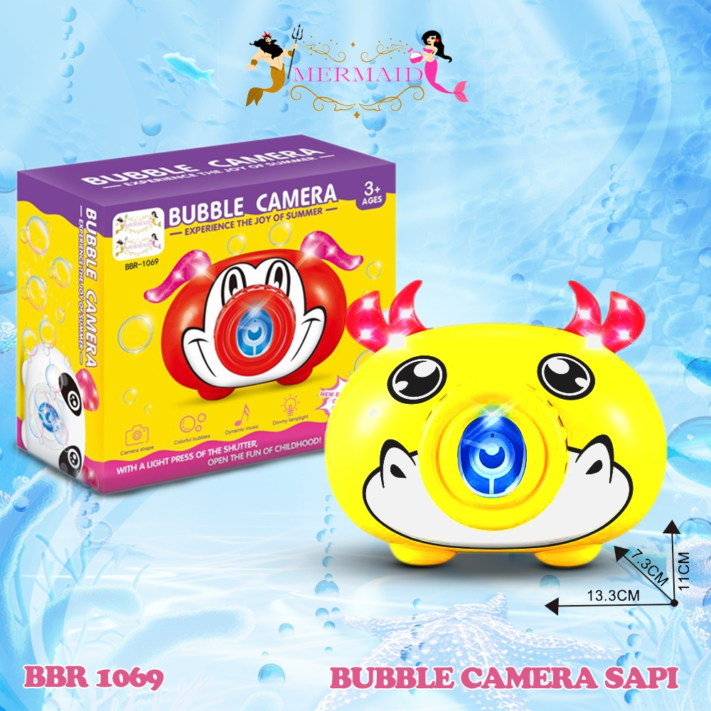 Badut Camera Bubble Gun Kamera Gelembung Busa Sabun MERMAID BBR1069 - 2