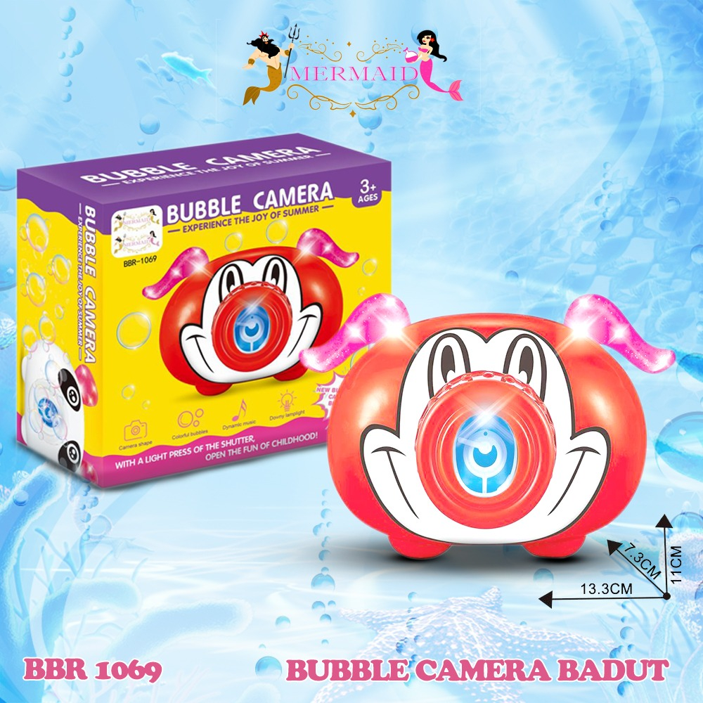 Badut Camera Bubble Gun Kamera Gelembung Busa Sabun MERMAID BBR1069 - 1