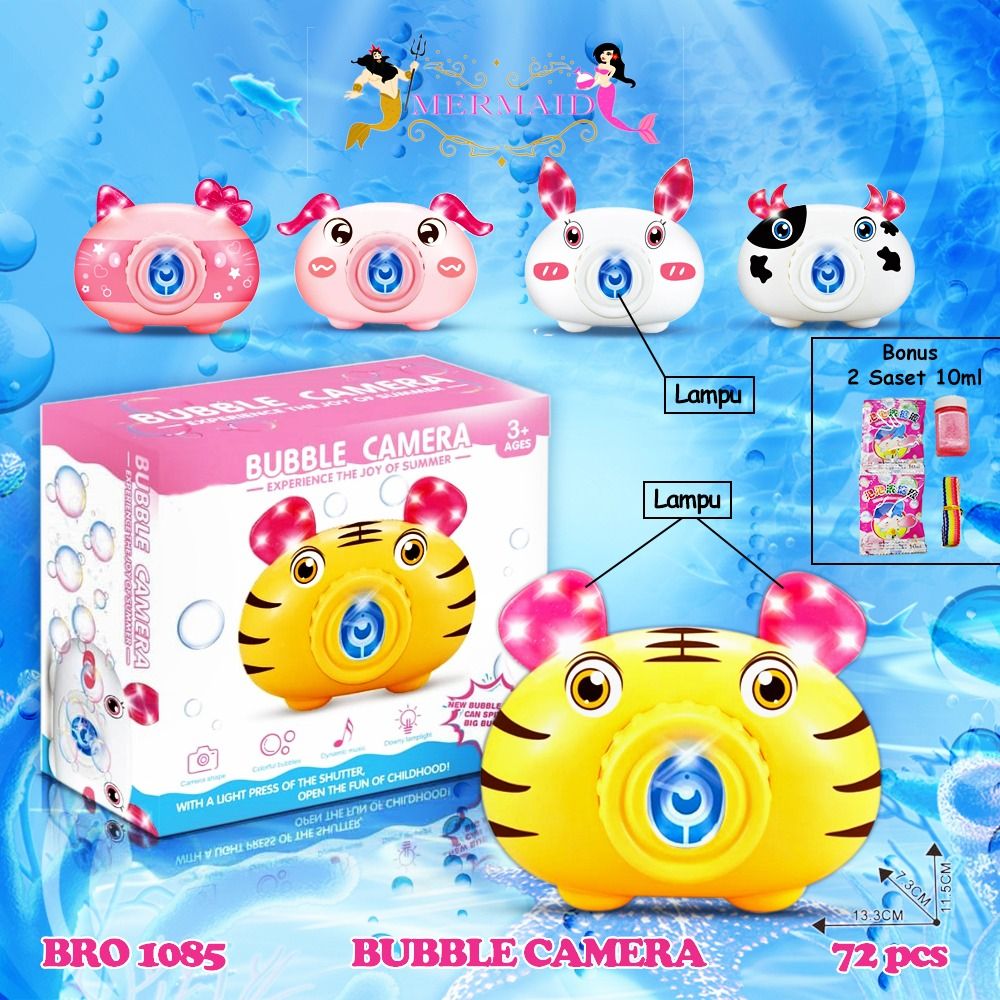 Macan Hello Kitty Sapi Macan Kelinci Karakter Camera Bubble Gun Kamera Gelembung Busa Sabun BRO1085 - 2