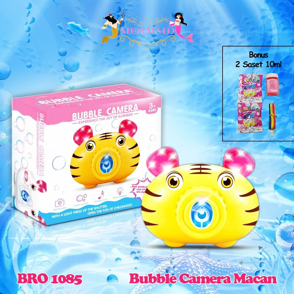 Macan Hello Kitty Sapi Macan Kelinci Karakter Camera Bubble Gun Kamera Gelembung Busa Sabun BRO1085 - 1