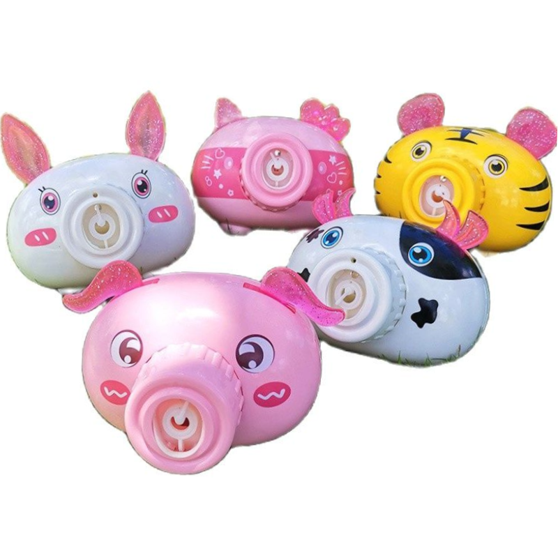 Hello Kitty Karakter Camera Bubble Gun Hello Kitty Sapi Macan Kelinci Kamera Gelembung Busa BRO1276 - 3