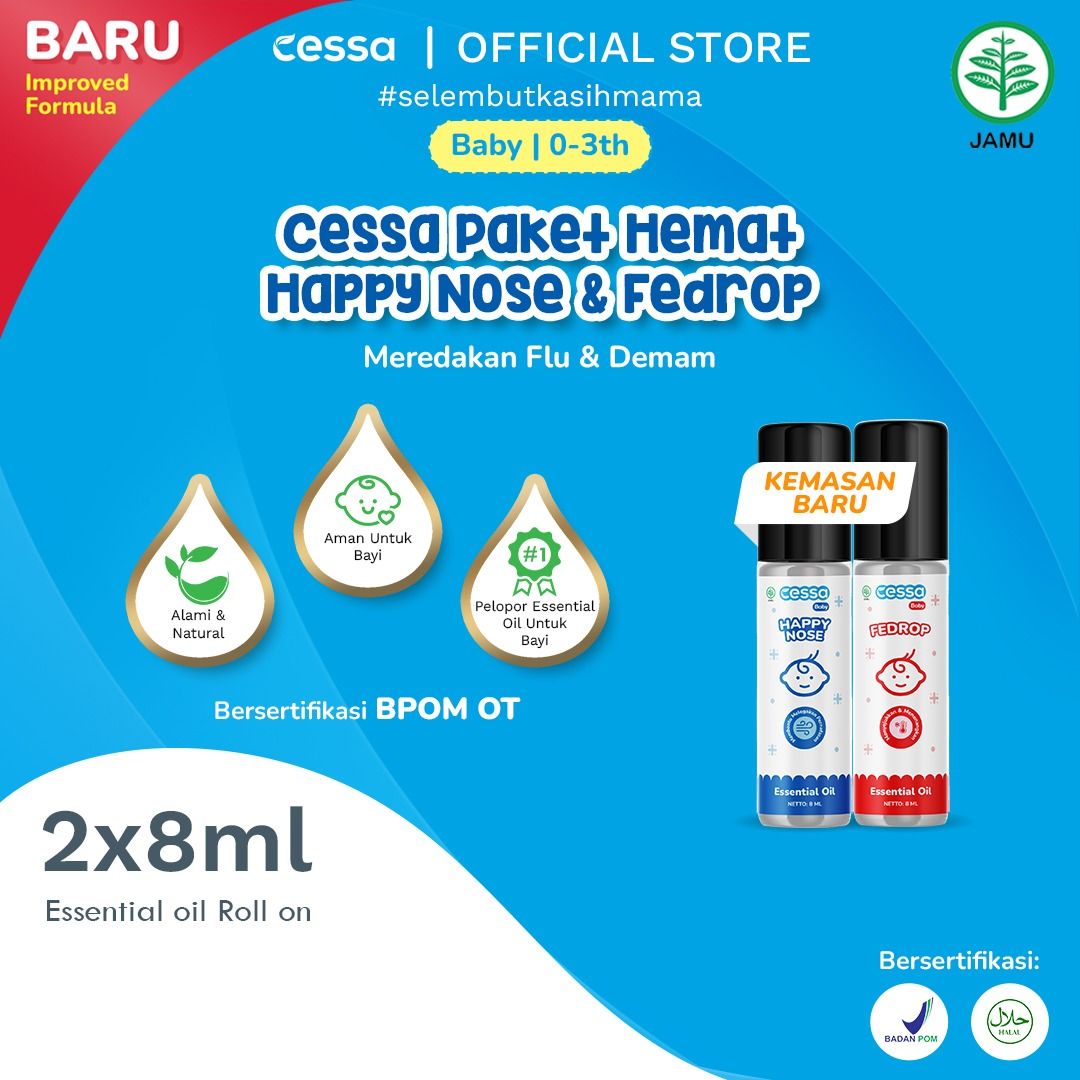 Cessa Baby Paket Happy Nose & Fedrop Meredakan Bapil Demam - 1