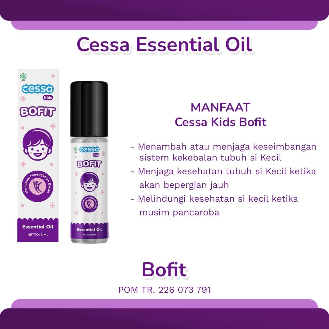 Cessa Kids Bofit - Essential Oil Meningkatkan Daya Tahan Tubuh Anak - 2