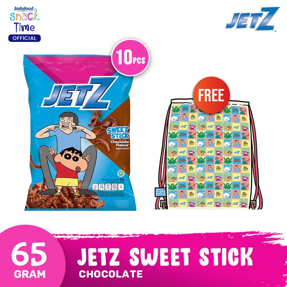 JetZ Sweet Stick Chocolate 65g FREE Merch Shinchan Tahilalats 2 - 1