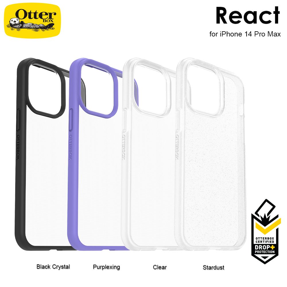 Casing iPhone 14 Pro Max OtterBox React Case - Purplexing - 1
