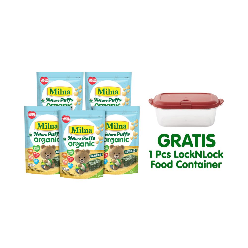 Bundle 5 Milna Puffs Seaweed Free LockNLock Food Container - 2