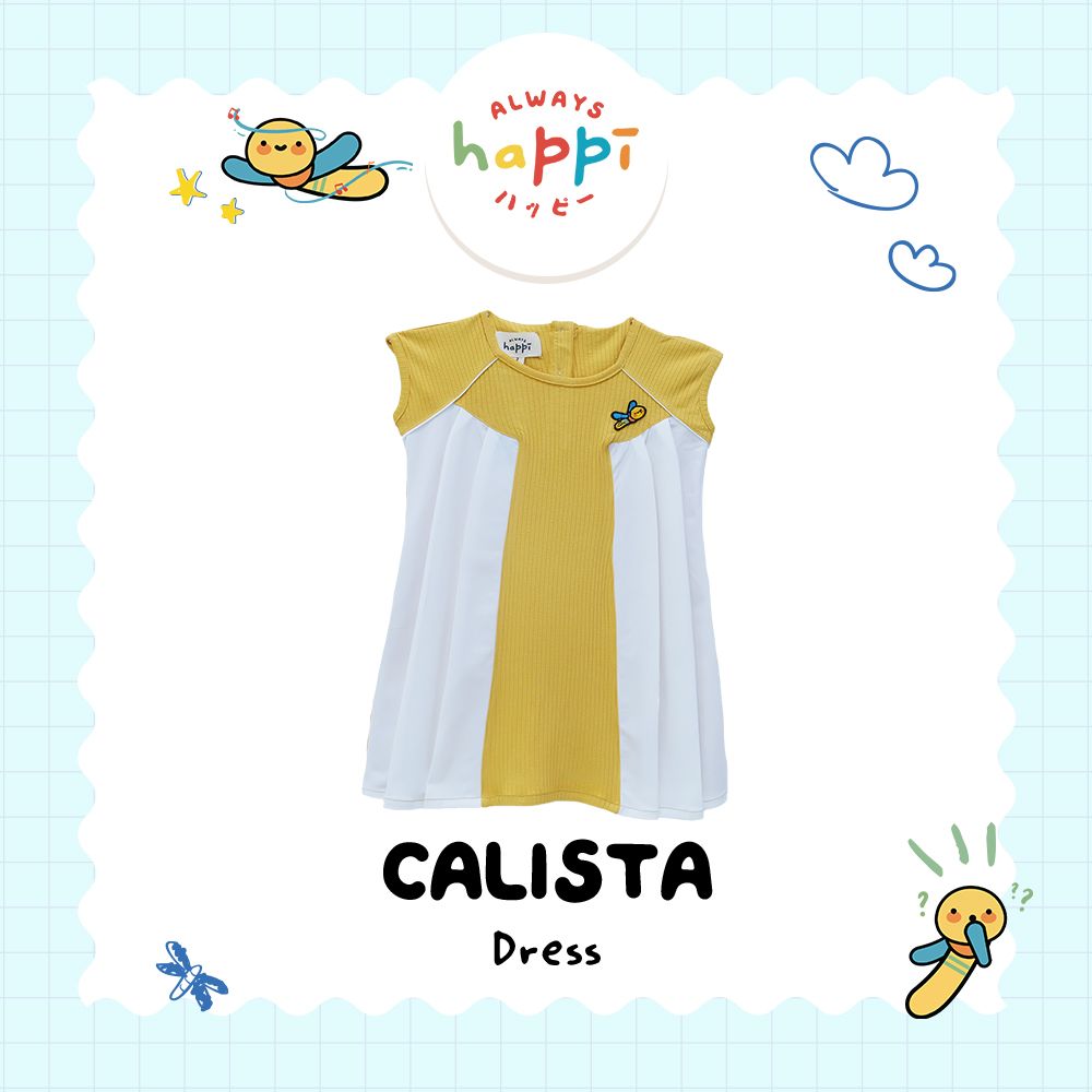 Always Happi Calista Dress Mustard KIDS - AH08 - 1