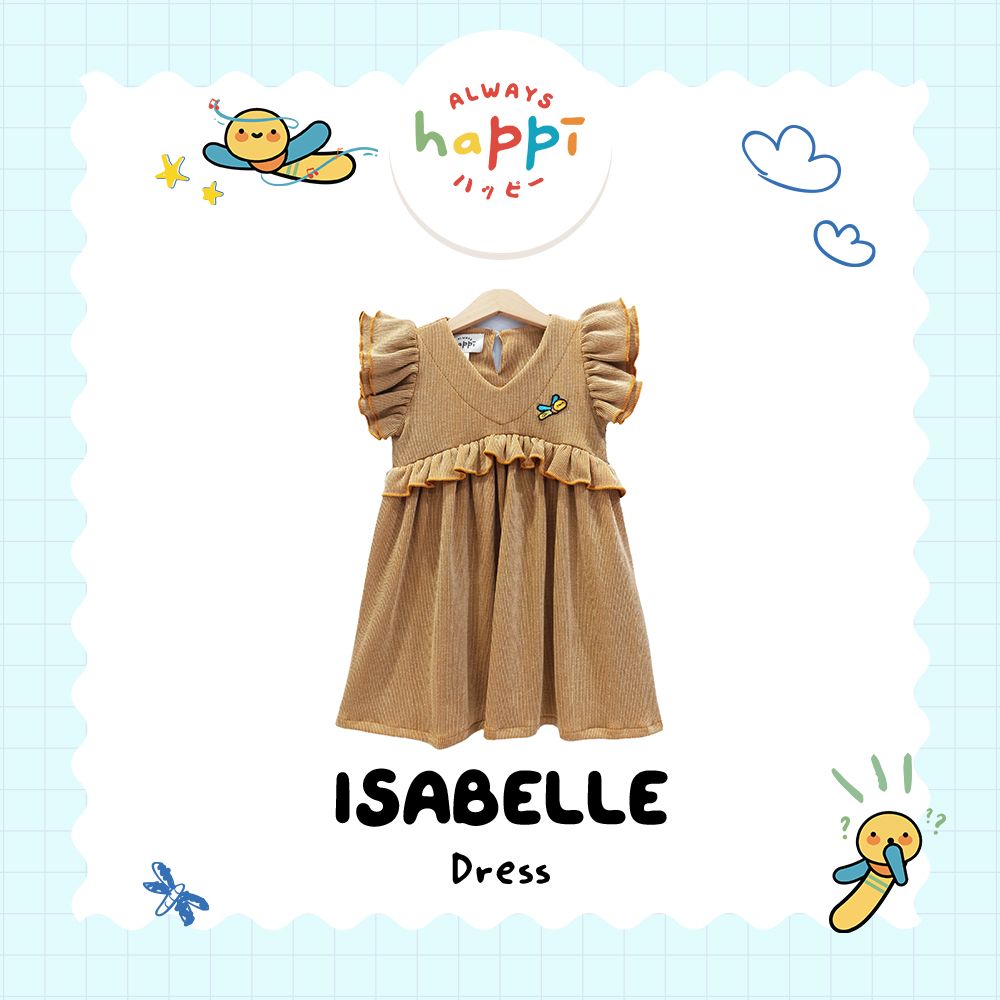 Always Happi Isabelle Dress Caramel KIDS - AH01 - 1