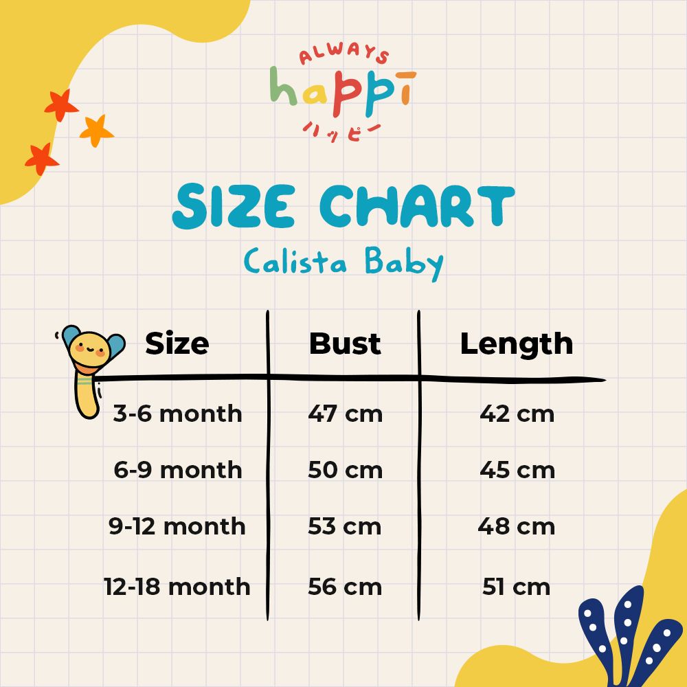 Always Happi Calista Dress Beige BABY - AH06 6-9 Bulan - 2