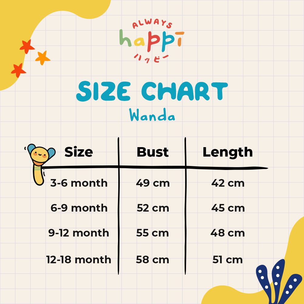 Always Happi Wanda Dress Broken White BABY - AH14 - 12-18 months - 2