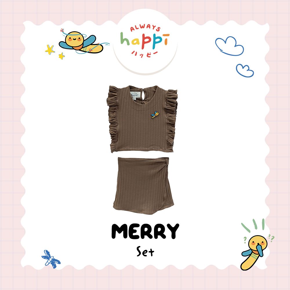 Always Happi Merry Set Brown BABY - AH10 - 12-18 months - 1
