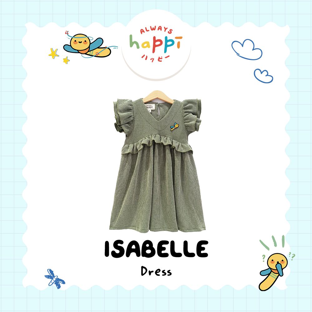 Always Happi Isabelle Dress Green KIDS - AH01 - 6 - 1