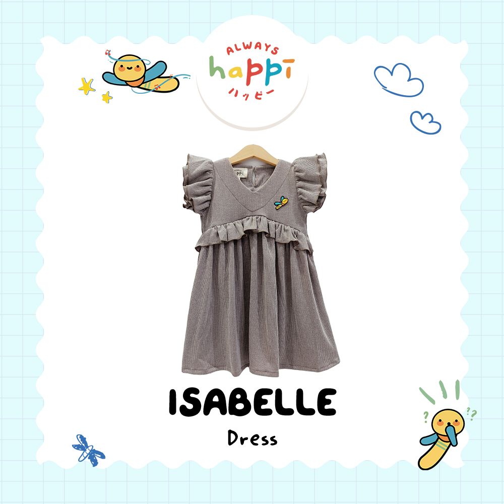 Always Happi Isabelle Dress Grey KIDS - AH01 - 4 - 1