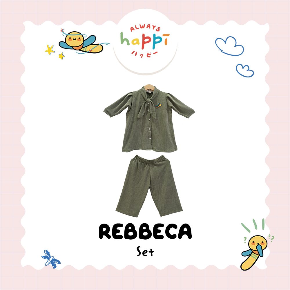 Always Happi Rebbeca Set Green KIDS - AH05 - 5 - 1