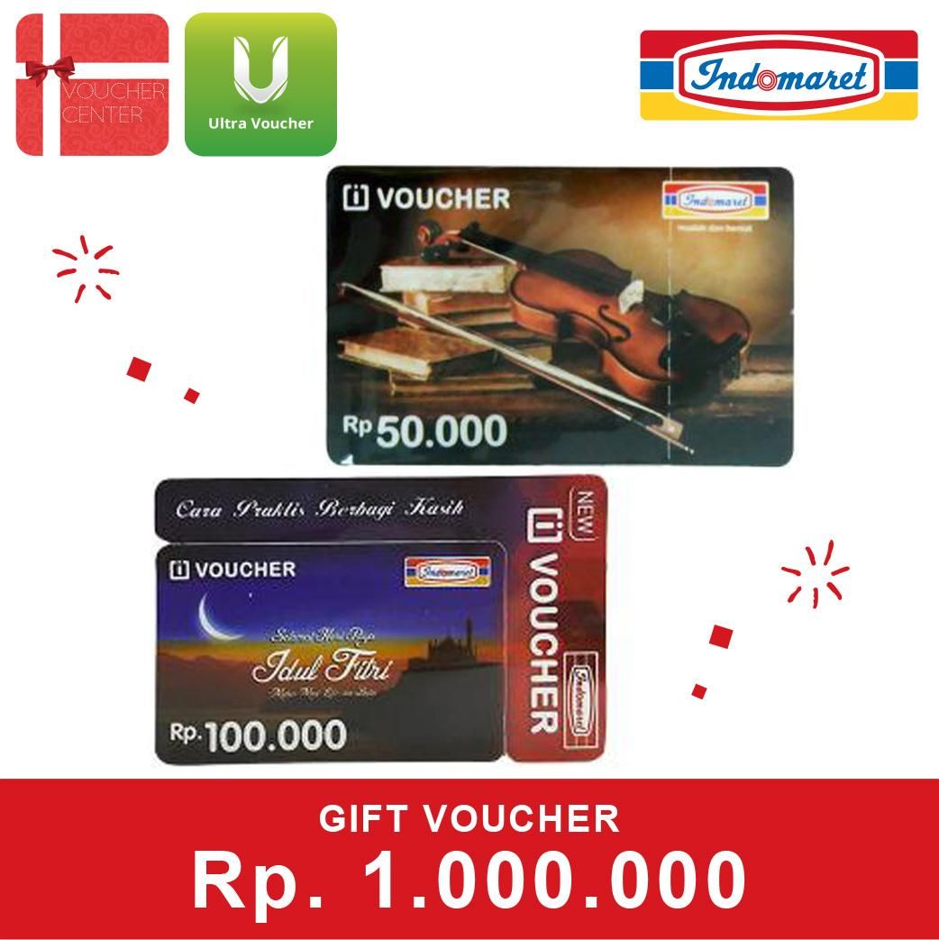 Ultra Voucher Indomaret Voucher Fisik Rp. 1.000.000 - 1