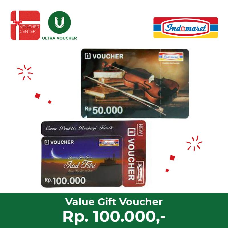 Ultra Voucher Indomaret Voucher Fisik Rp. 100.000 - 1