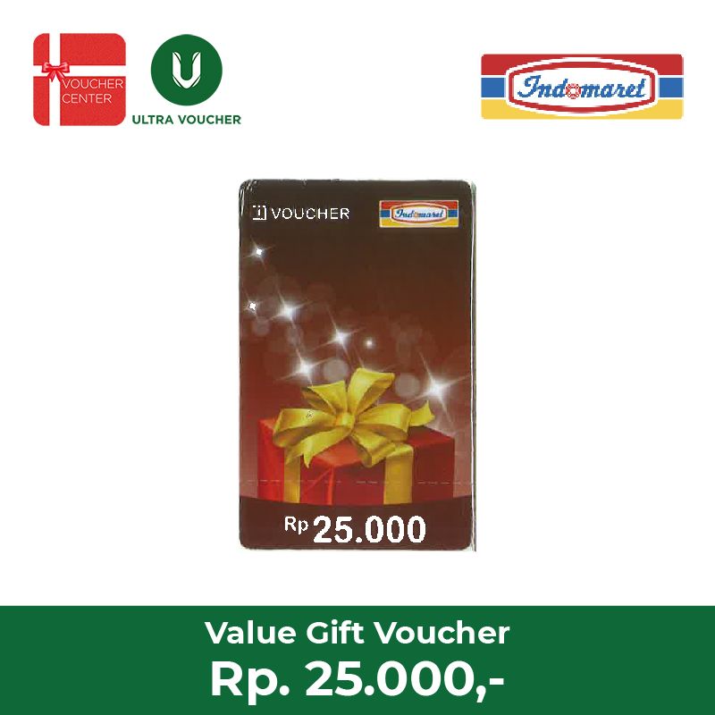 Ultra Voucher Indomaret Voucher Fisik Rp. 25.000 - 1