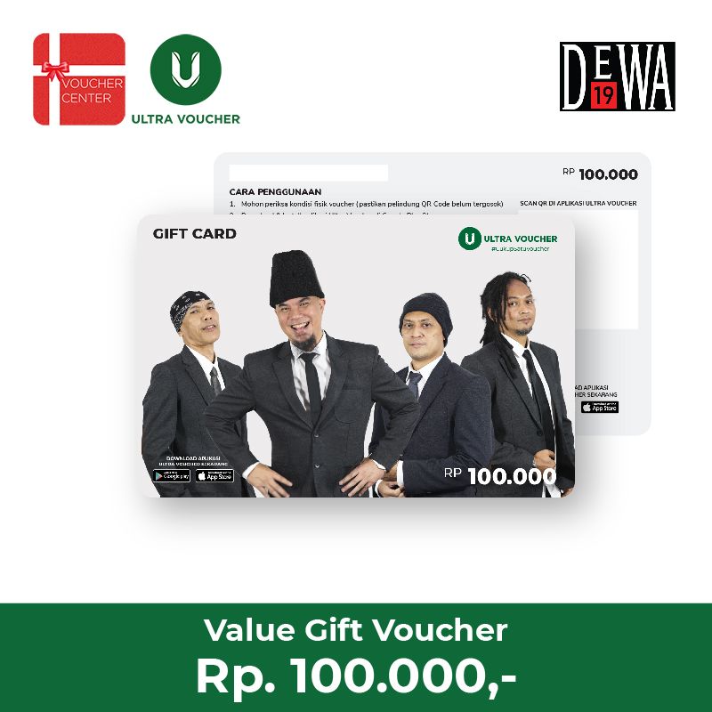 Ultra Voucher New UVGC No Pin Rp. 100.000 (Edisi Dewa) - 1