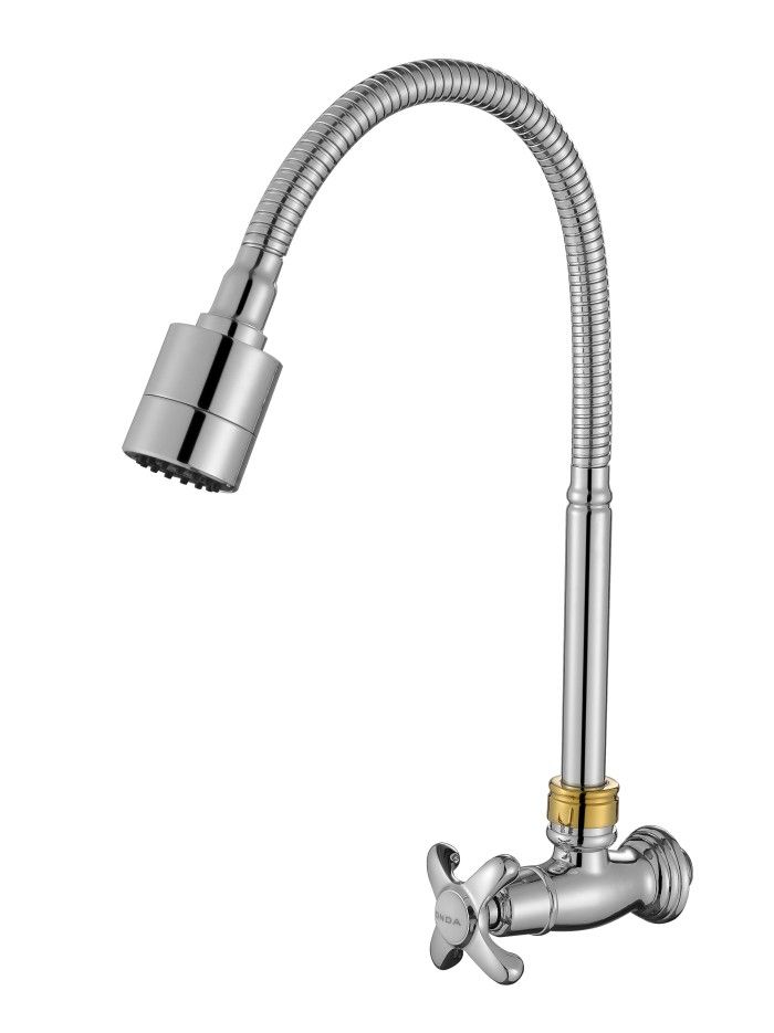 ONDA Kran Dapur Cuci Piring Angsa Tembok Fleksibel V 689 GWC 1/2" - 2